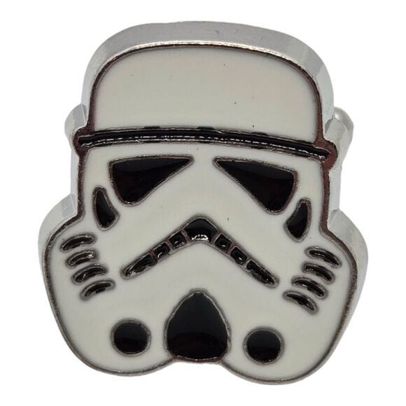 Stormtrooper Cuff Links Star Wars Silver French Cufflinks Formal Tuxedo Prom NEW - Picture 6 of 6